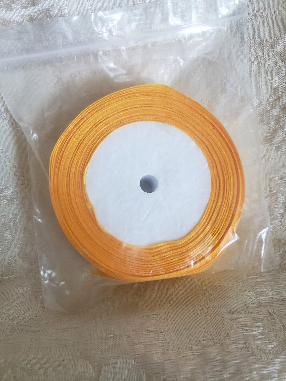 Yellow/Gold Ribbon Roll for Gift Wrapping and Crafts